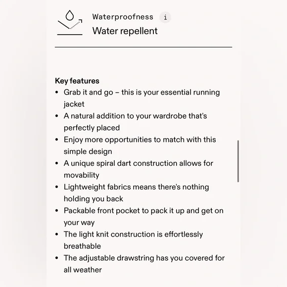 BNWOT On Running Core Jacket - Picture 6 of 8